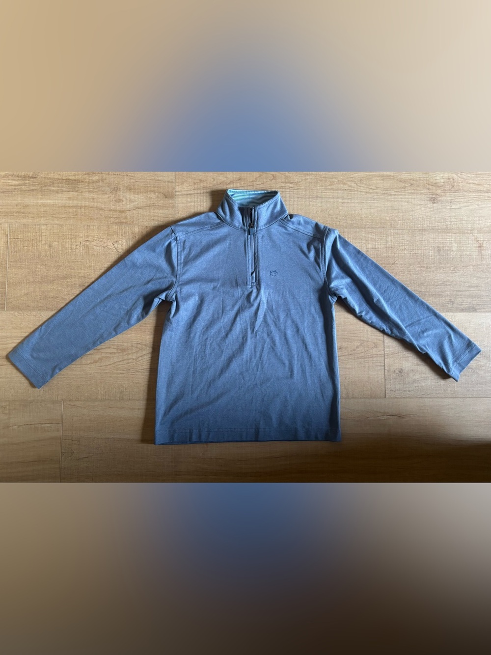 Southern Tide Quarter Zip Youth S Blue NWOT